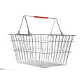 Wire mesh shopping basket